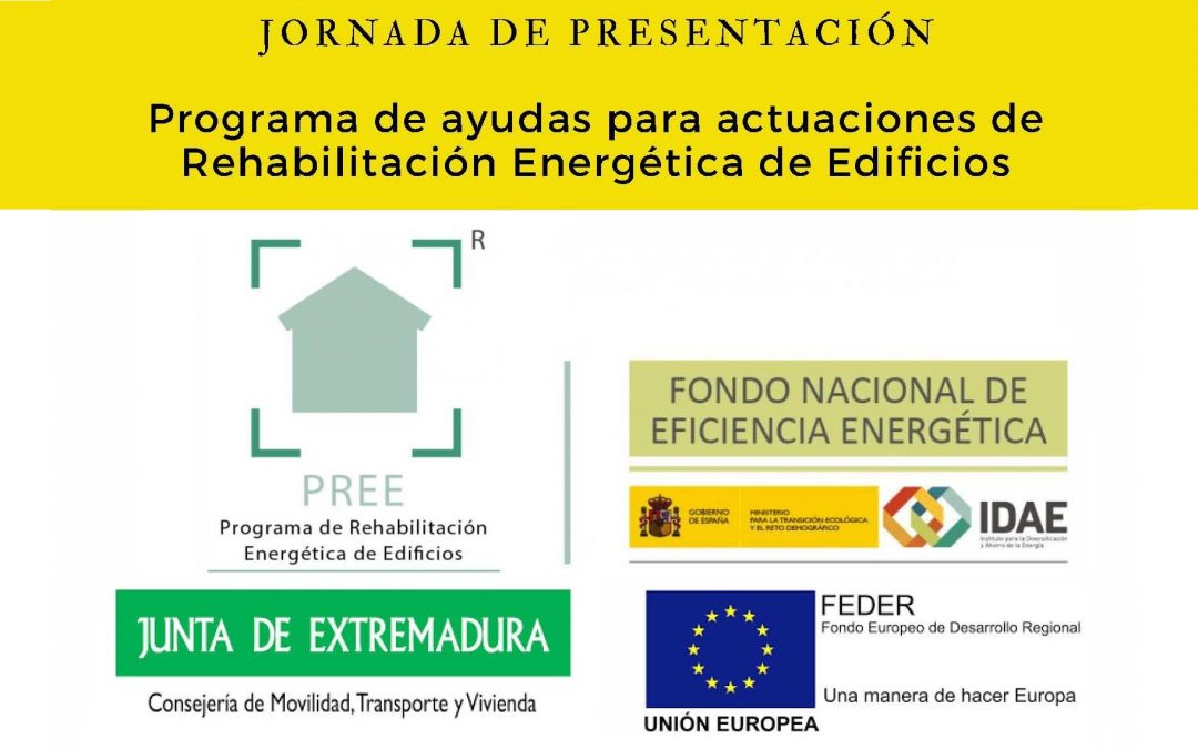 Jornada de presentación del PREE, Programa de ayudas para actuaciones de Rehabilitación Energética de Edificios