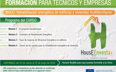 Formación MOOC: Rehabilitación energética. Proyecto HousEEnvest