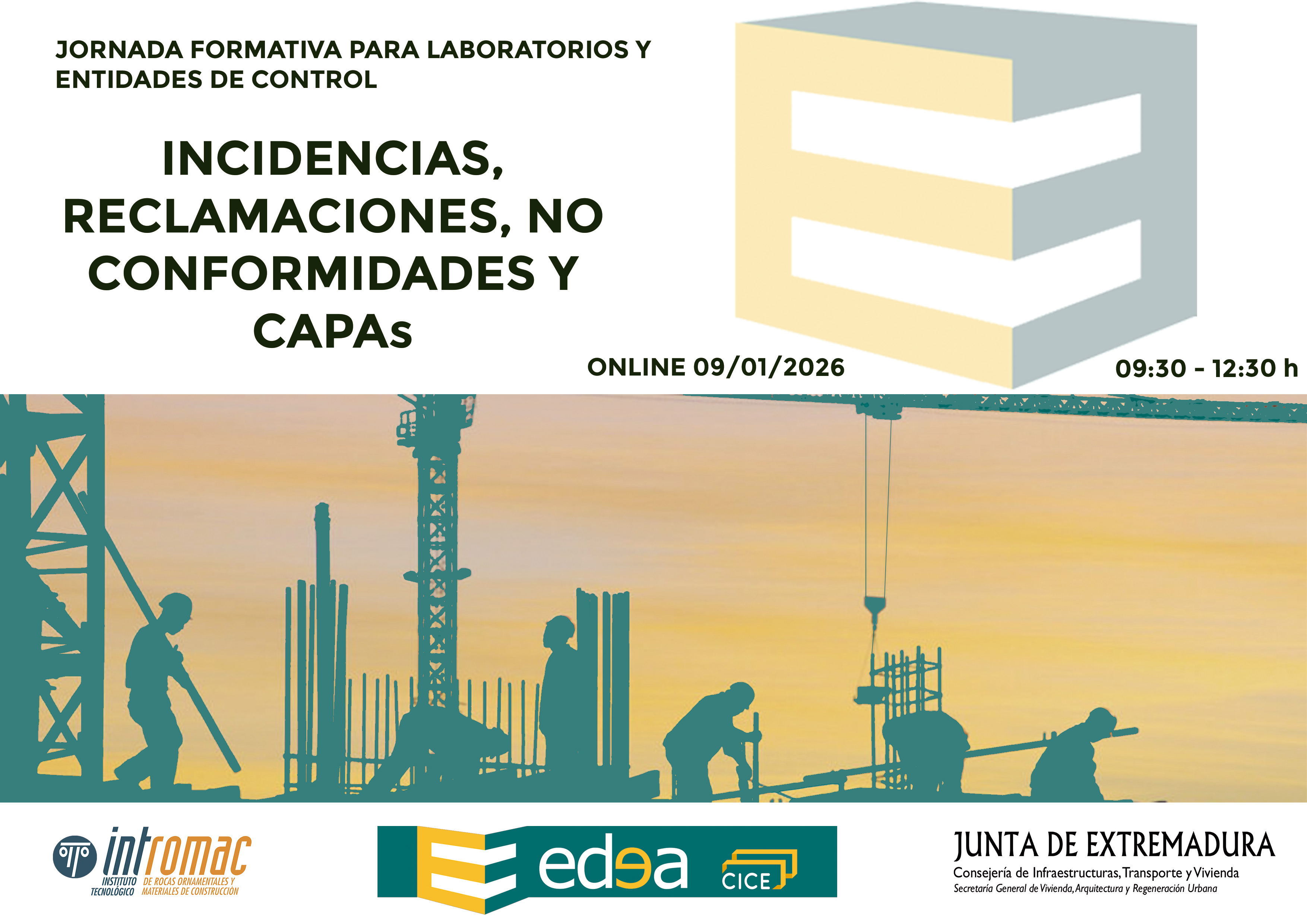 Formación a Laboratorios sobre gestión de incidencias